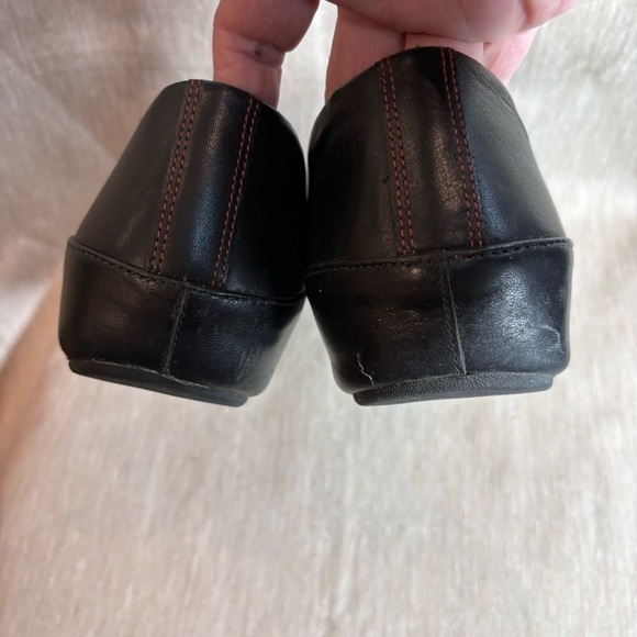 FITFLOP Sz 41 Slip On Small Platform Throughout Leather Ballet Flats Shoes - Picture 9 of 9